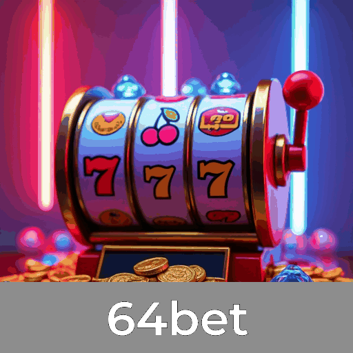 64bet: Caça-Níqueis - Jackpots Gigantes, Jogos de Mesa - Estratégia Máxima, Dealer ao Vivo - Experiência Imersiva